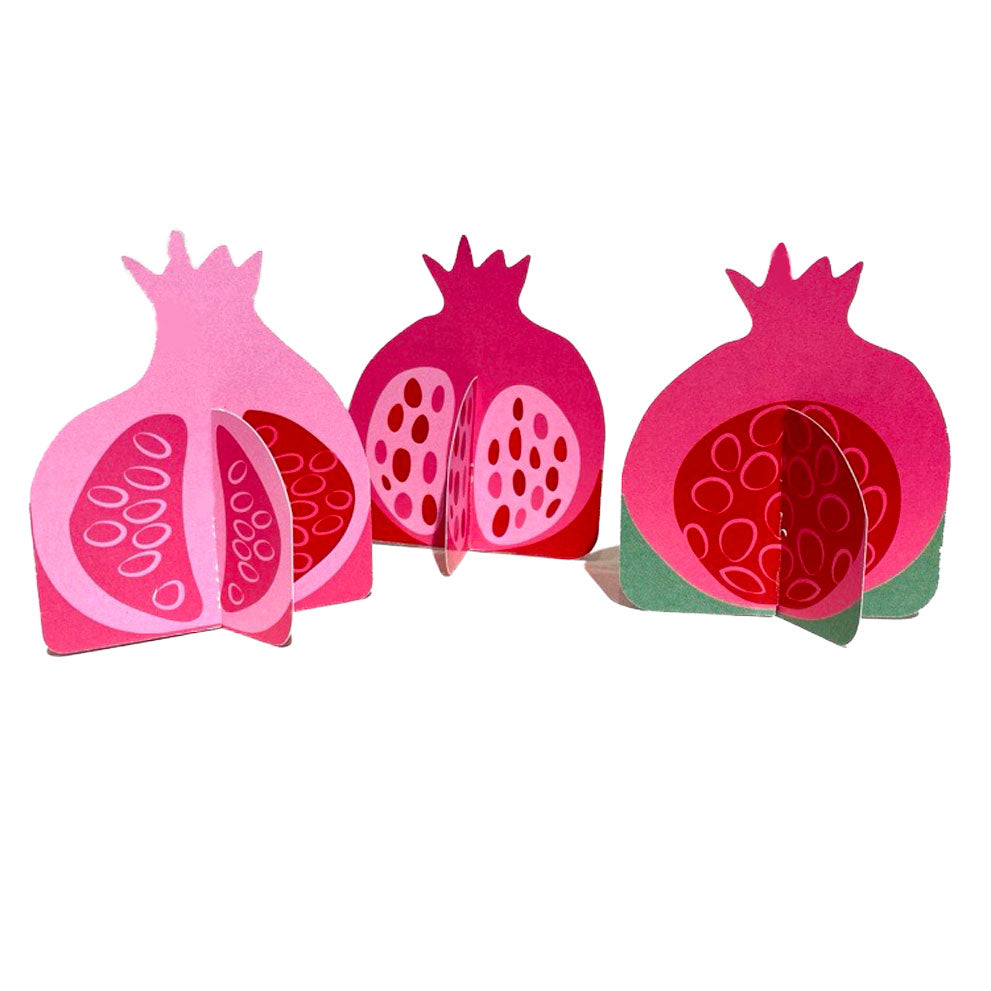 3D Pomegranates - Small