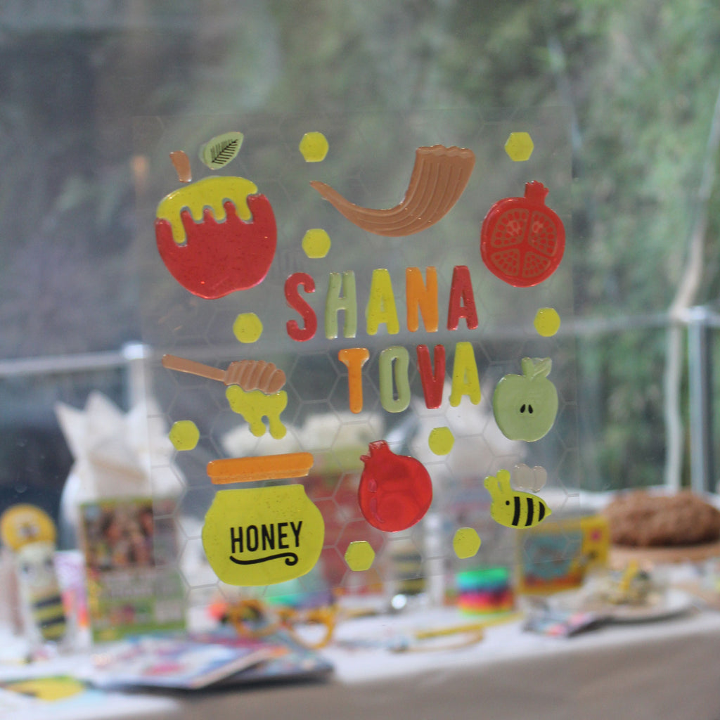 gel window decor rosh hashanah 
