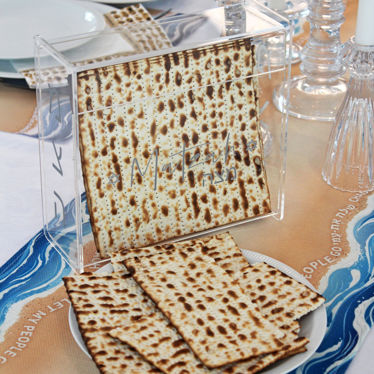 Perspex Matzah Box