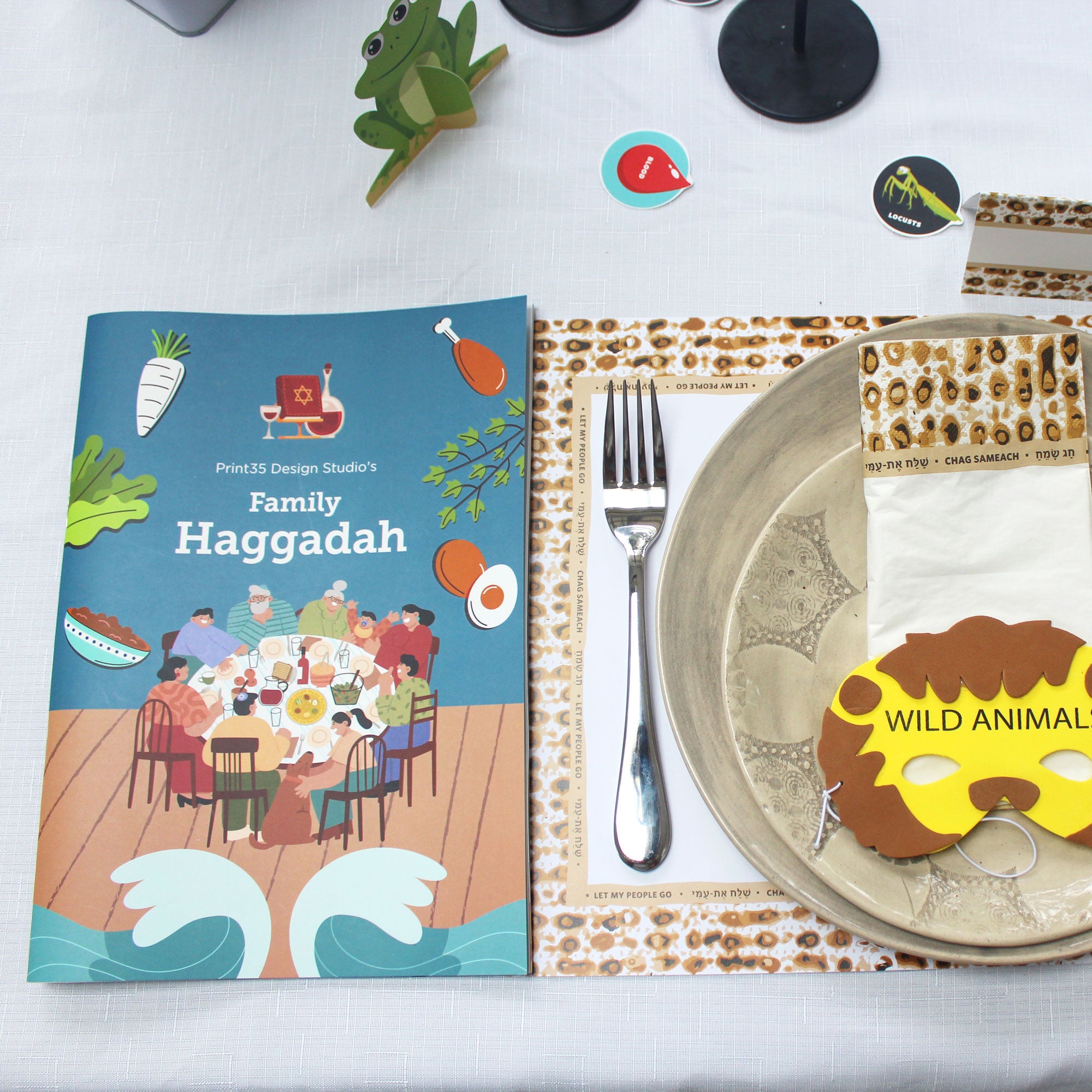 Serviettes for Pesach - Matzah - Let My People Go