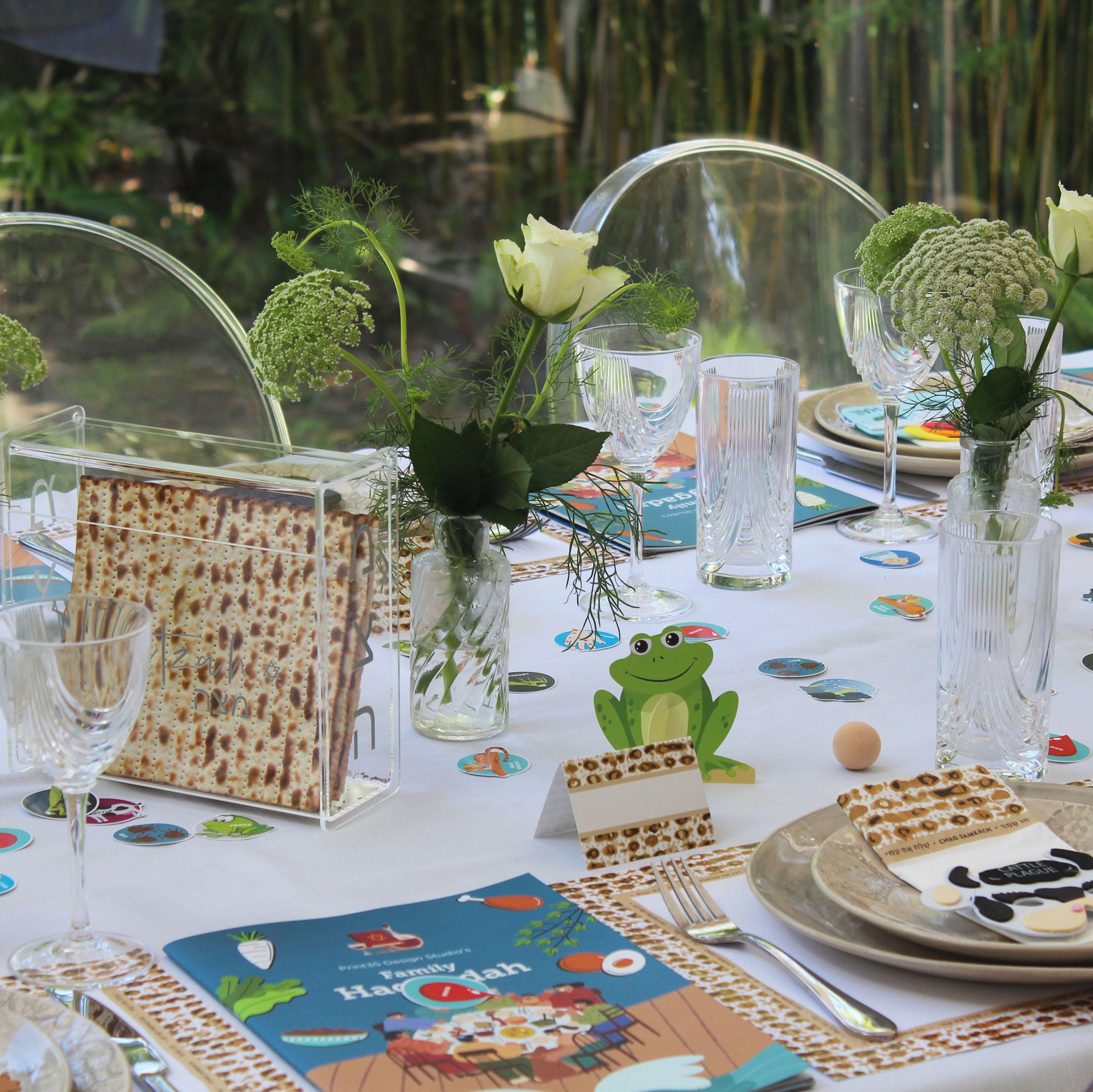 Place Cards - Matzah Print