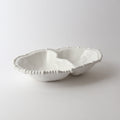 Pearl Beaded Divided Serving Bowl - 33cm