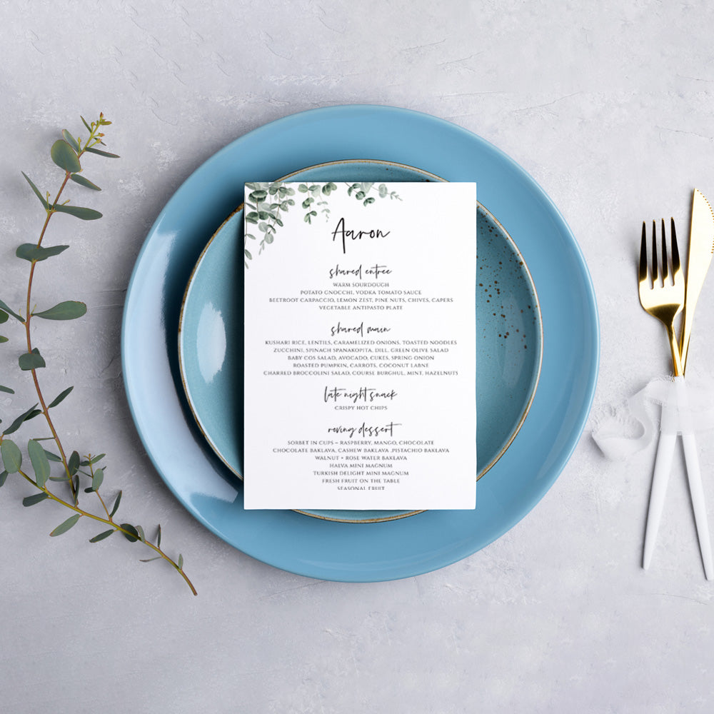Menus - A5