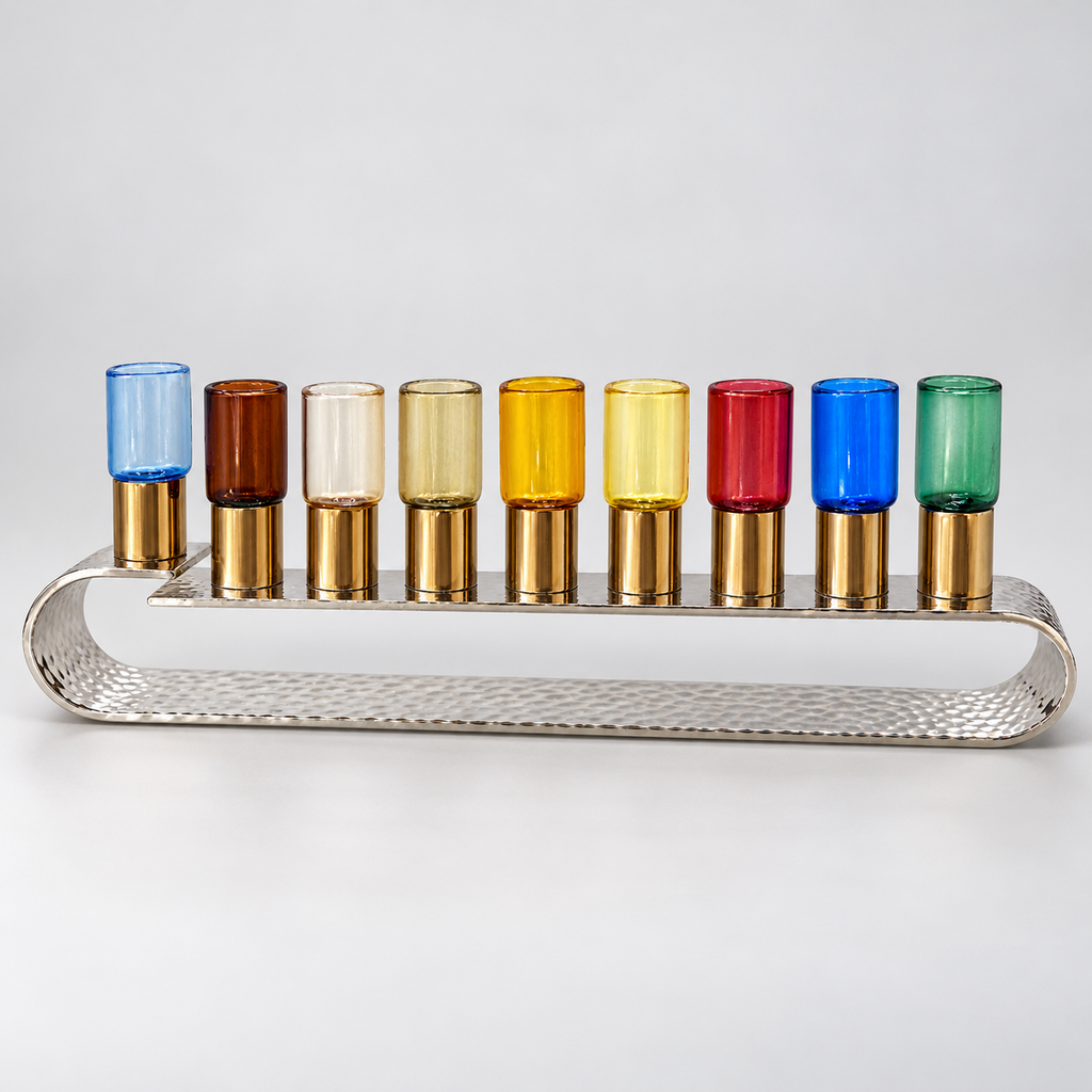 Modern Aluminium Chanukiah
