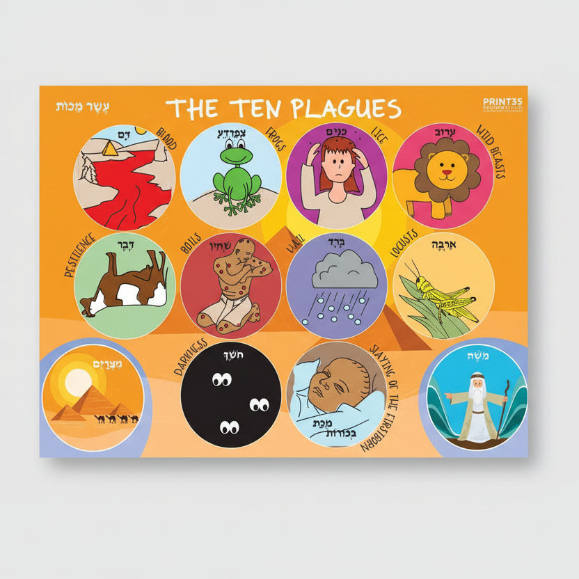 Passover Activity Sticker Mats - Print35