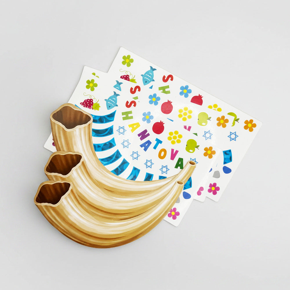 Decorate your own shofar - Kids Activity