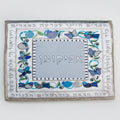 Afikomen Bag – blues, silver & white - Print35