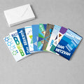 Pack of 10 Assorted Bar Mitzvah Cards