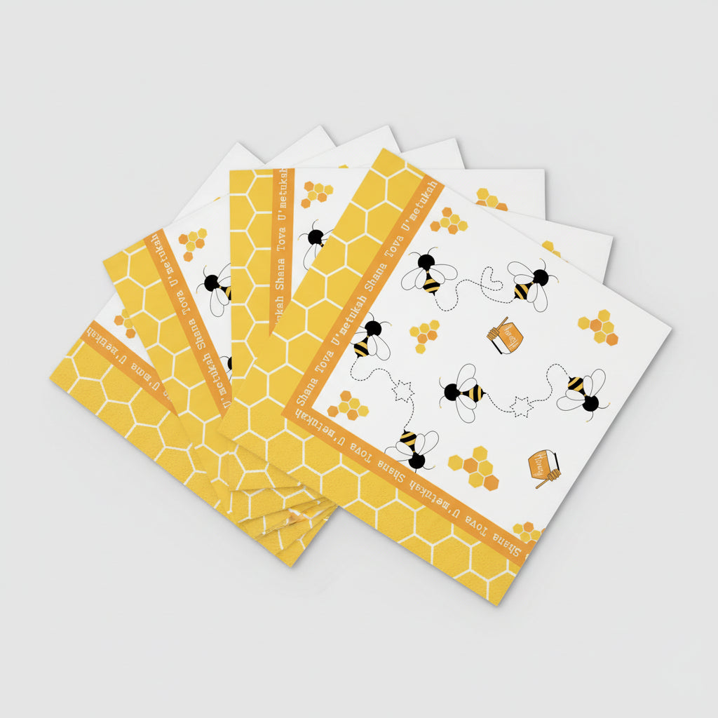 Serviettes - Happy Bees - Print35
