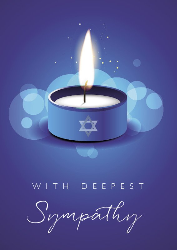 Sympathy Blue Candle - Print35