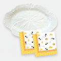 Melamine Cabbage Platter with Rosh Hashana serviettes - Print35