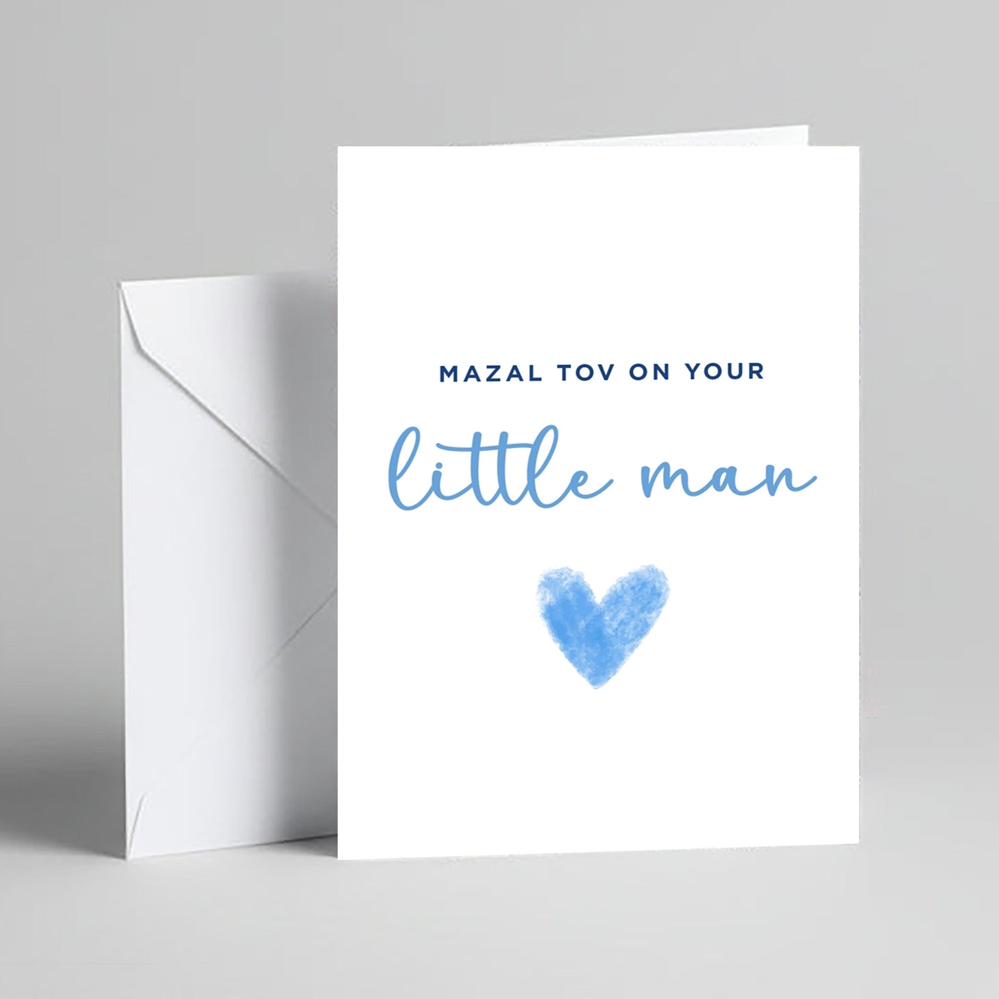 Little Man - Baby Card