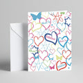 Bat Mitzvah Textile Hearts