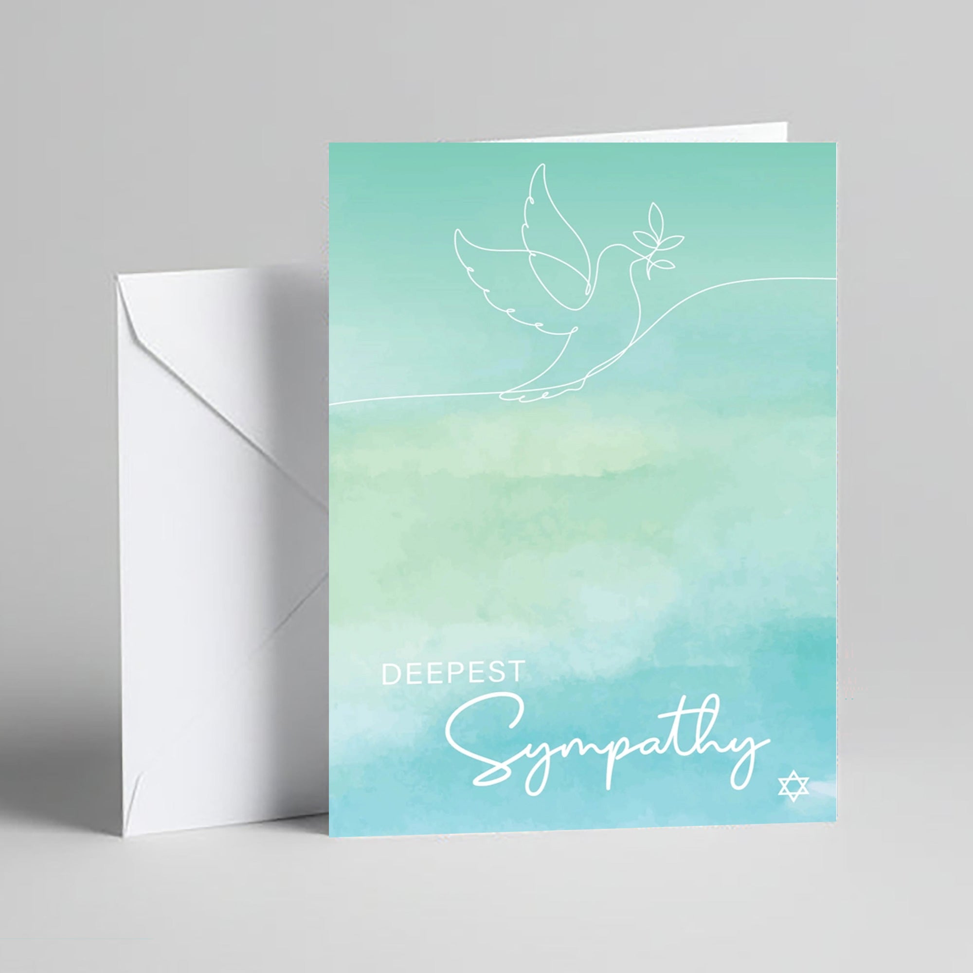 Sympathy Card Water Colour