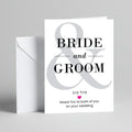 Bride & Groom Card