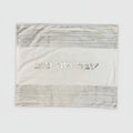 Challah Cover Silver/White