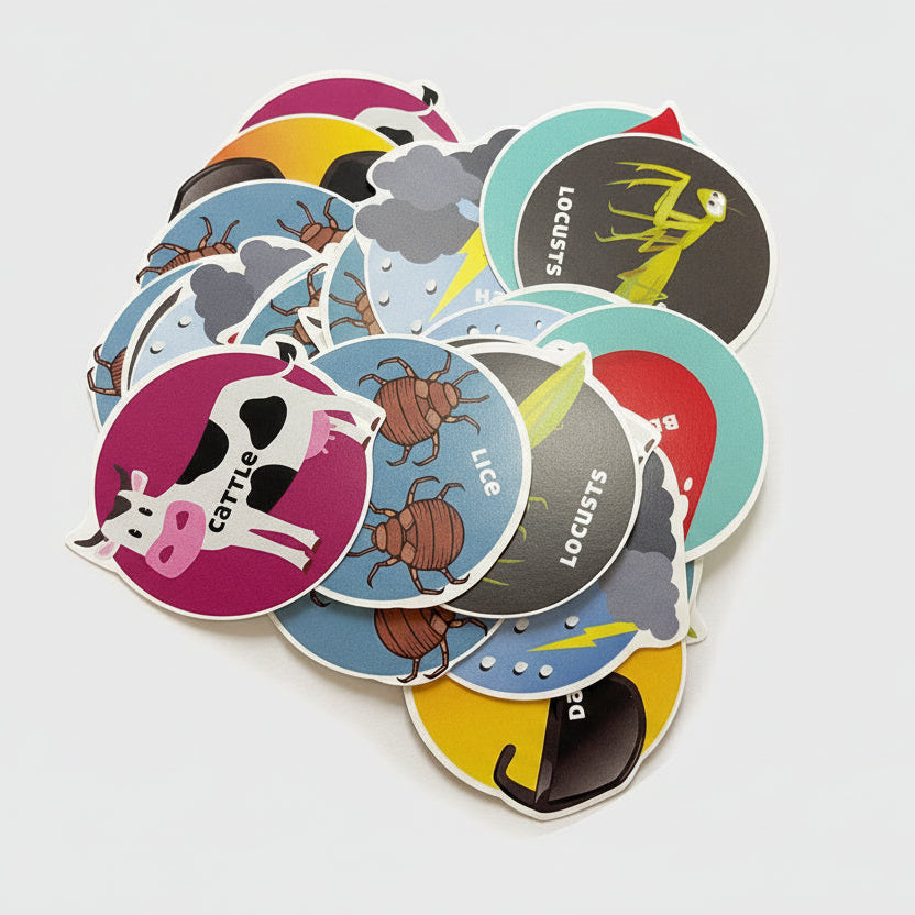 Table Confetti - Pesach Plagues - Print35