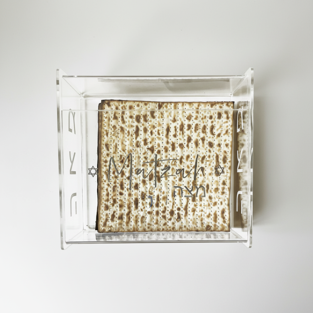Perspex Matzah Box - Print35