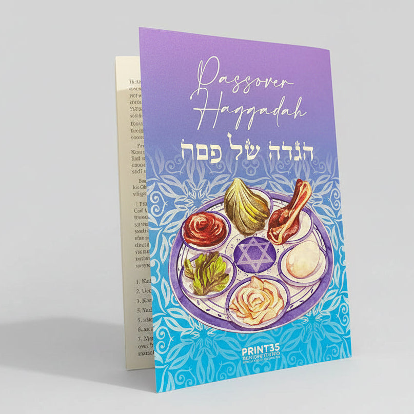 Haggadahs, set of five - Print35