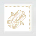 Hamsa Silver Gold - Serviettes