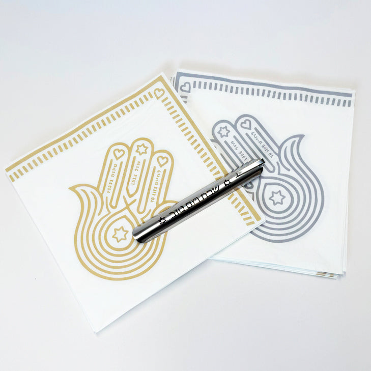 Hamsa Gift Pack Crumb Sweeper + Serviettes