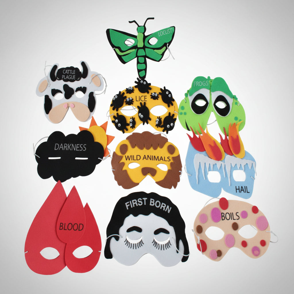 Ten Plagues Masks - Print35