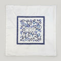 Matzah Cover Navy Swirls