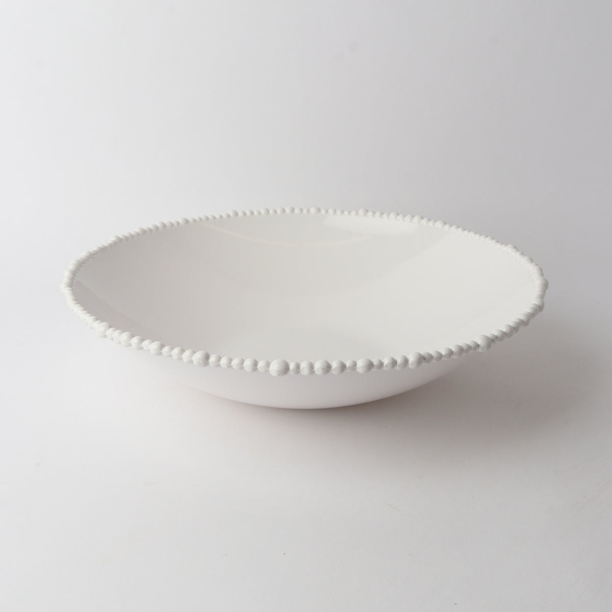 Large Serving Bowl with pearl beading - 38cm