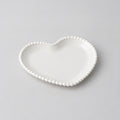 Pearl Heart Shaped Plate - 20cm