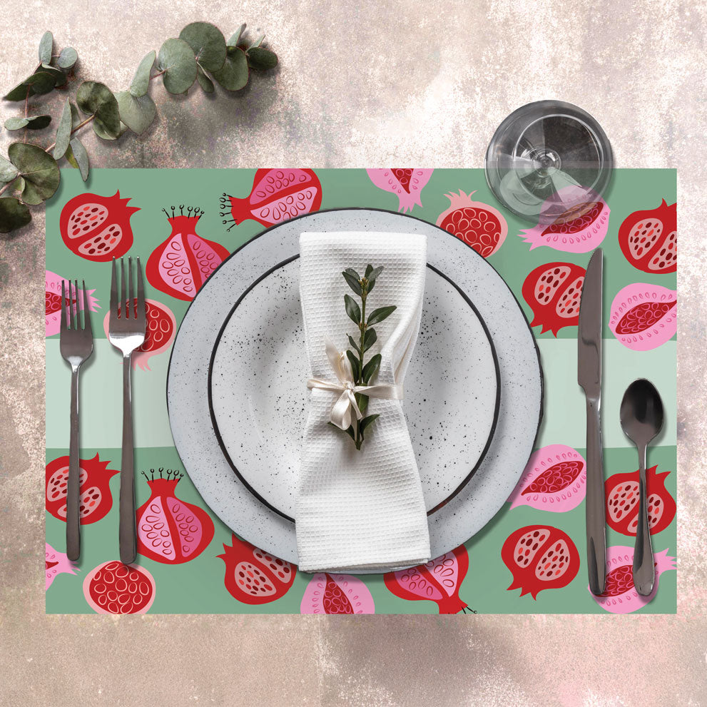 Paper Placemats - Pomegranates - Print35