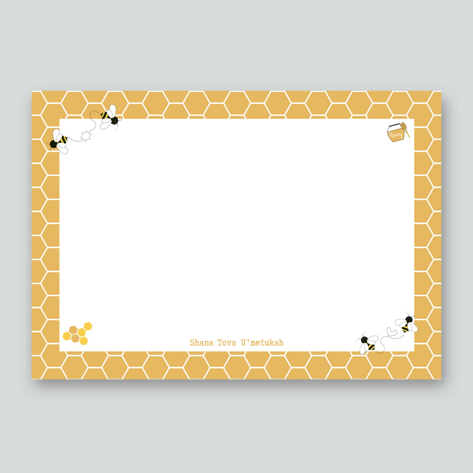 Paper Placemats - Rosh Hashana - Happy Honey Bee