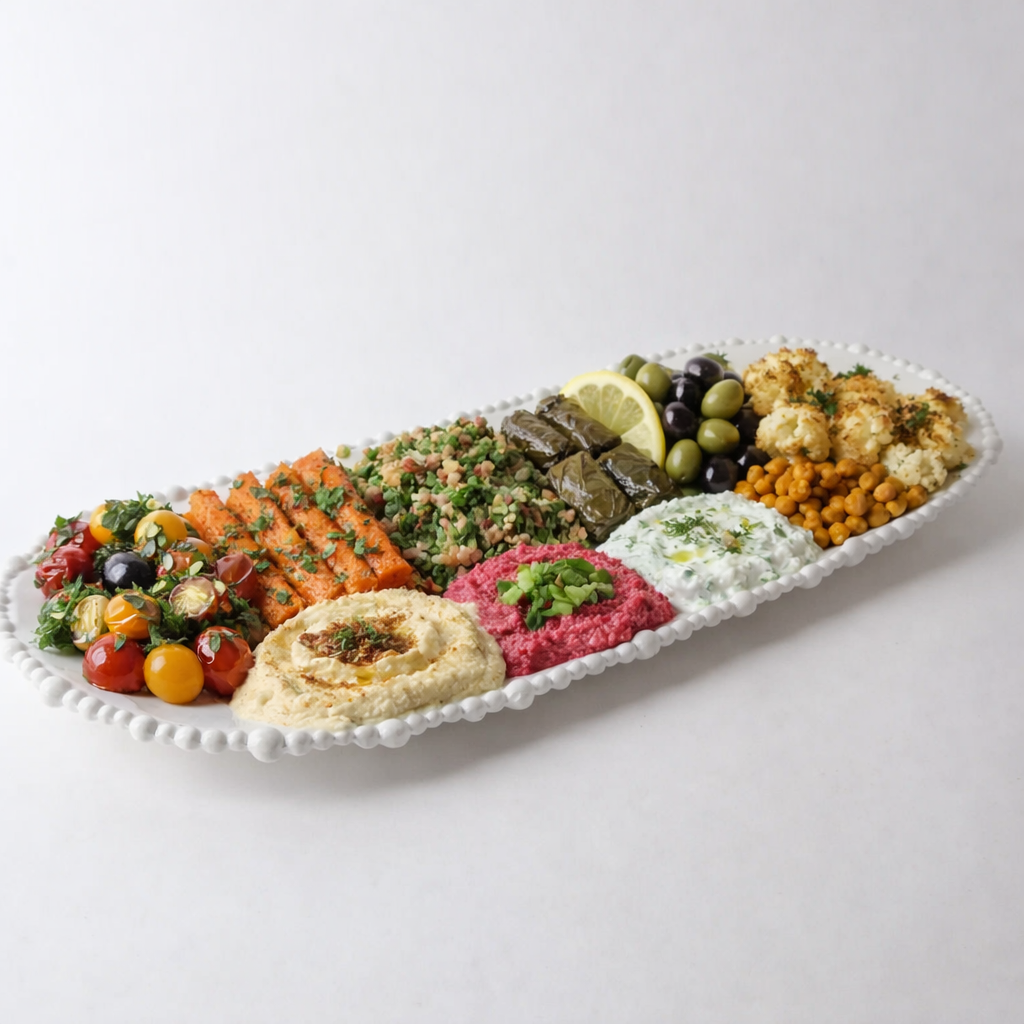 Melamine Pearl Platter 53cm