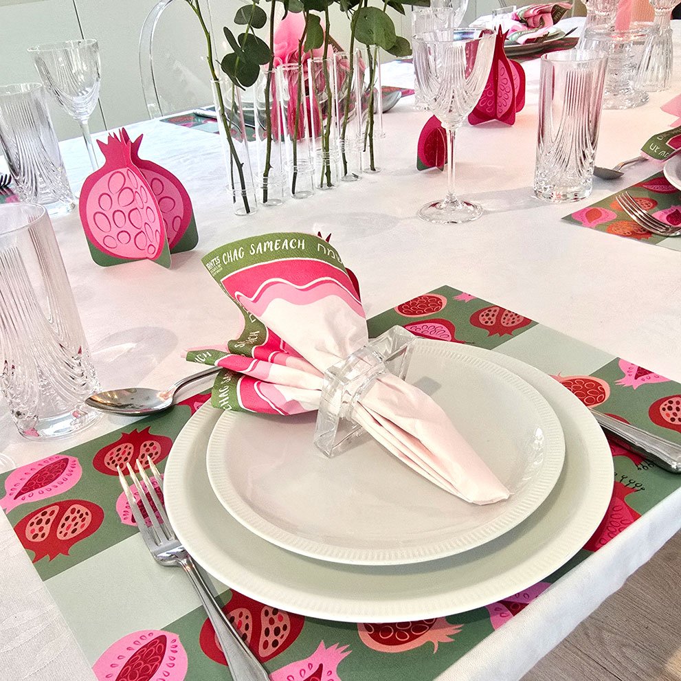 Paper Placemats - Pomegranates - Print35