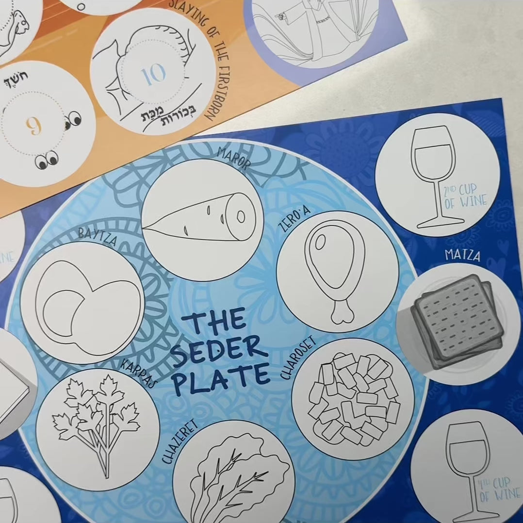 Passover Activity Sticker Mats