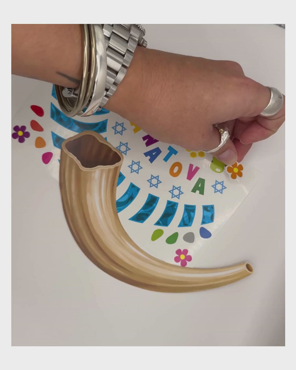 Decorate your own shofar | Print35