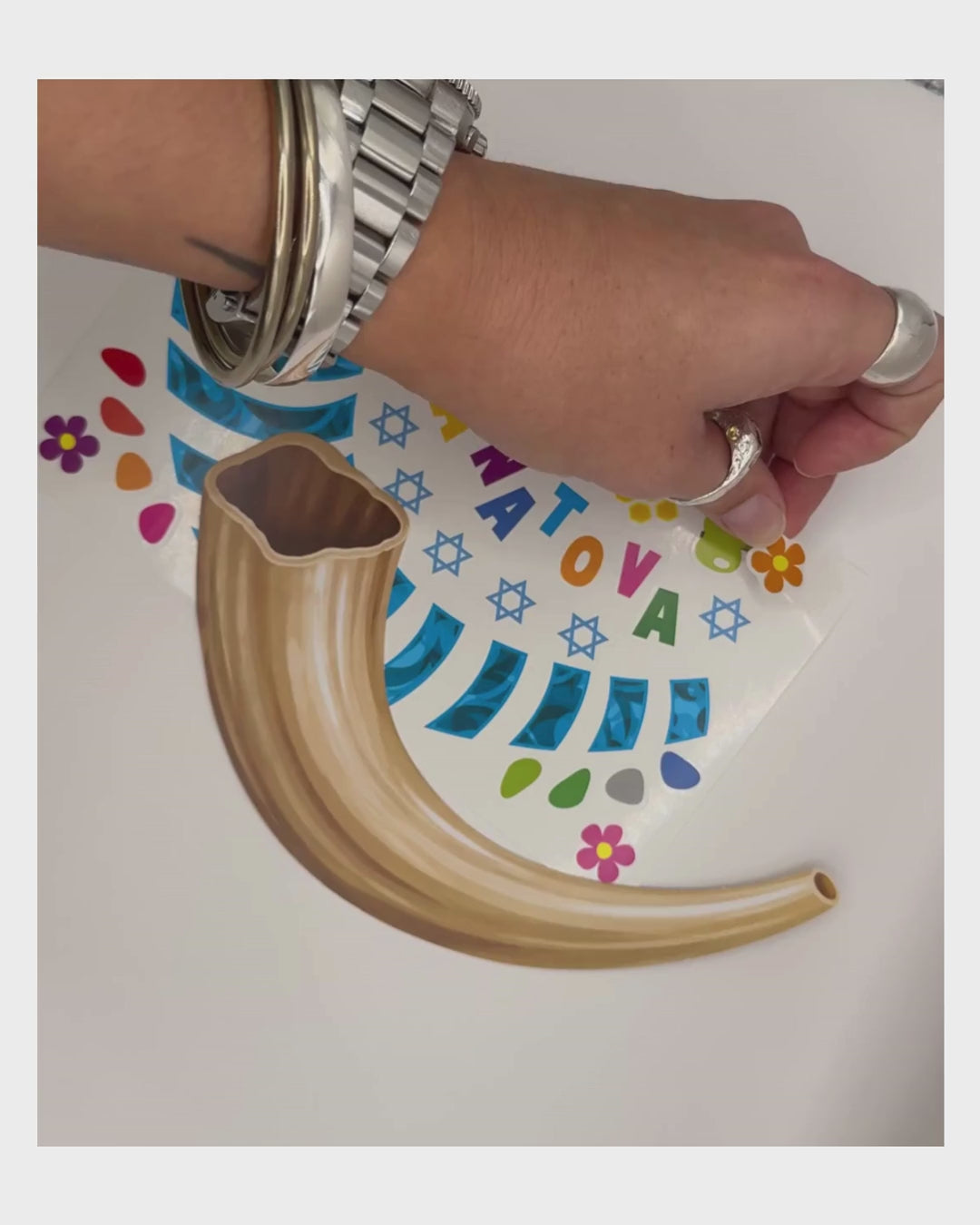 Decorate your own shofar | Print35