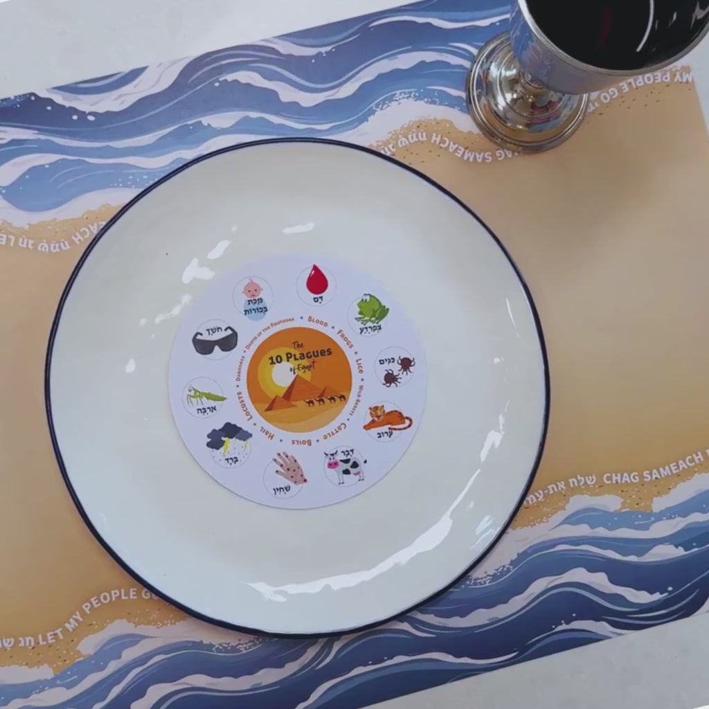 Seder Wine Dipping Discs (Colourful)