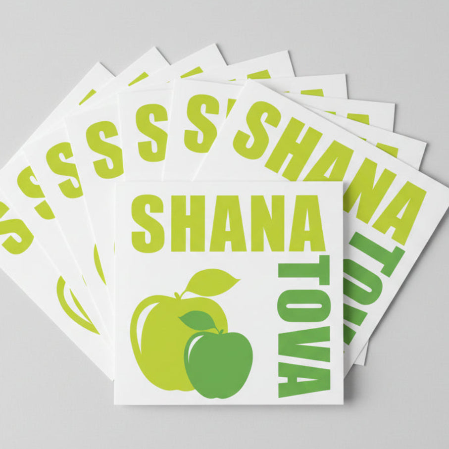 Serviettes for Rosh Hashana - Shana Tova Apples - Print35