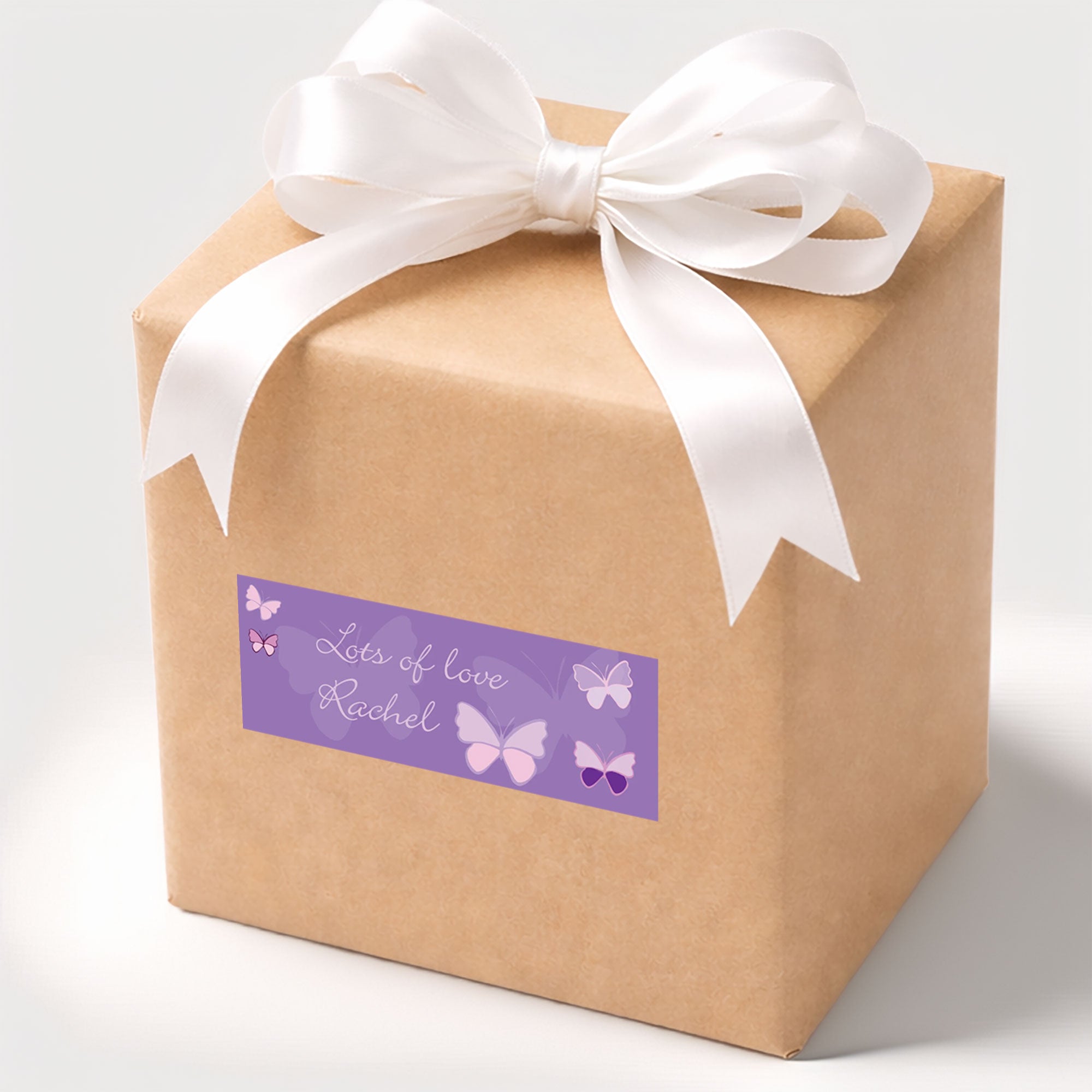 Beautiful Butterfly Personalised Gift Stickers