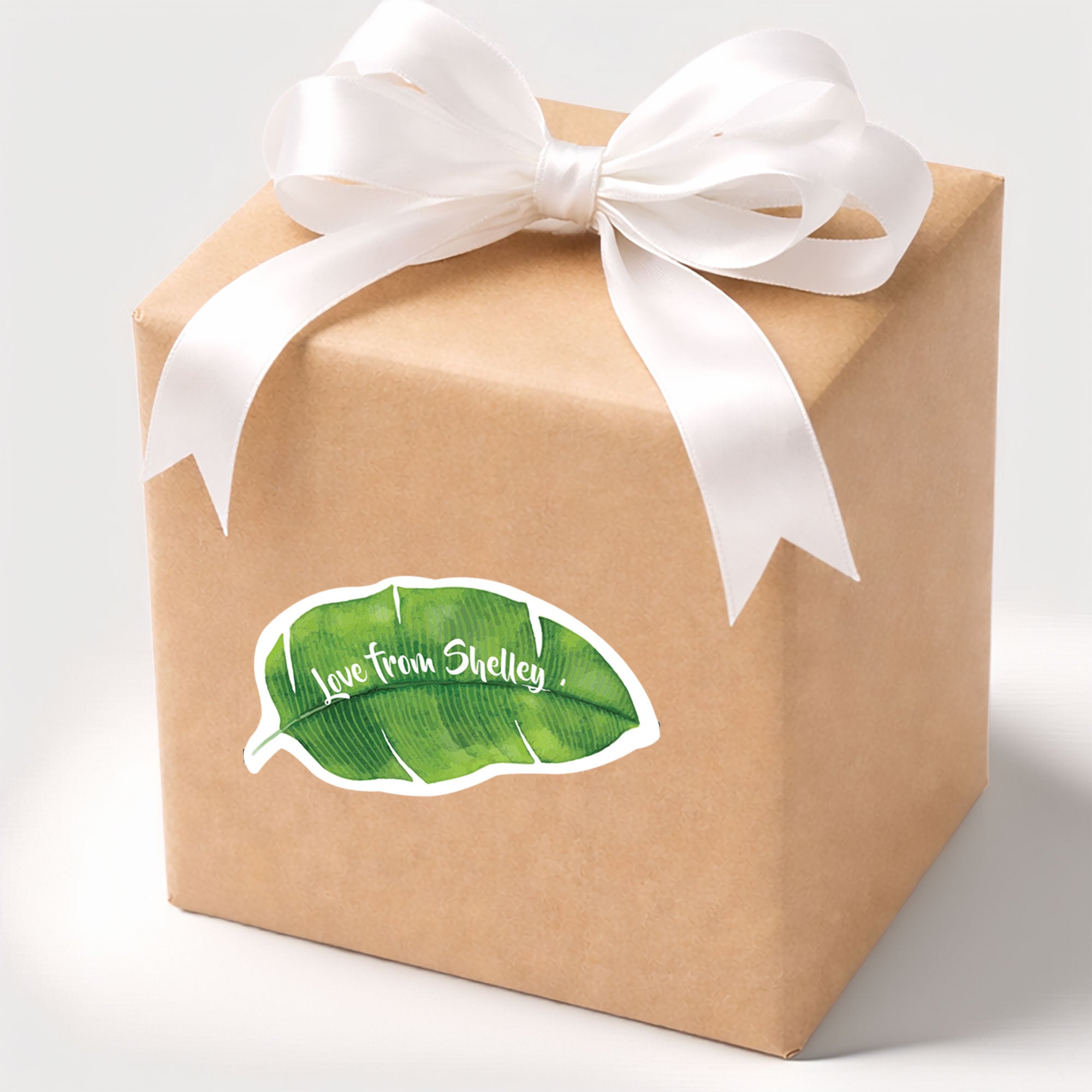 Be Leaf Personalised Gift Stickers