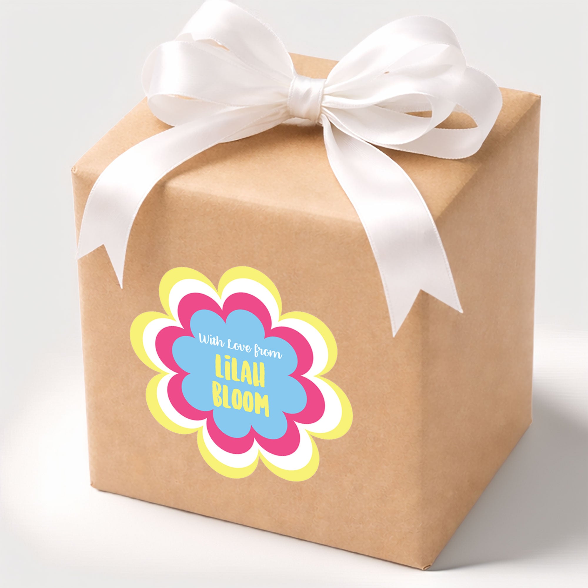 Blooming Wish Personalised Gift Stickers