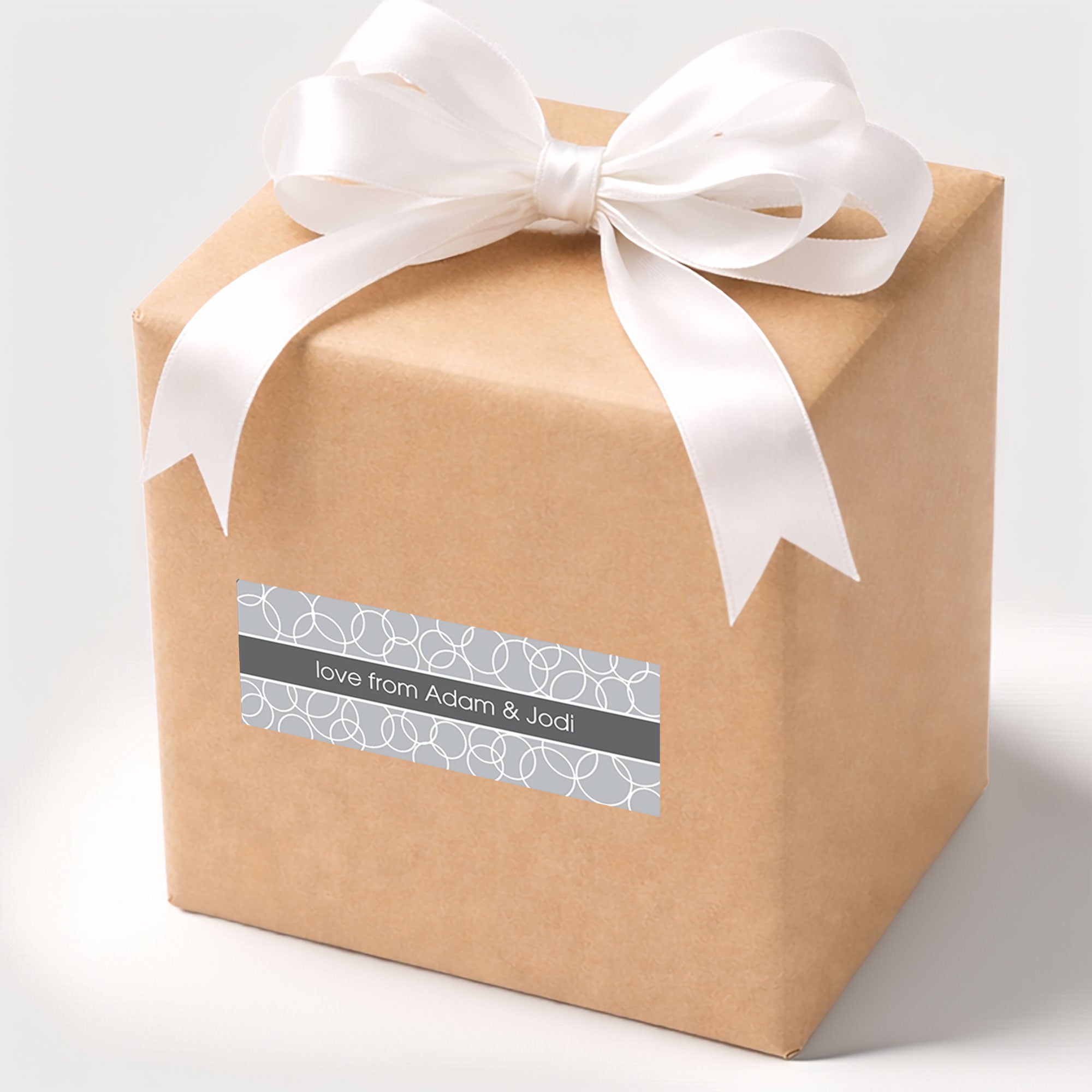 Circular Motion Personalised Gift Stickers