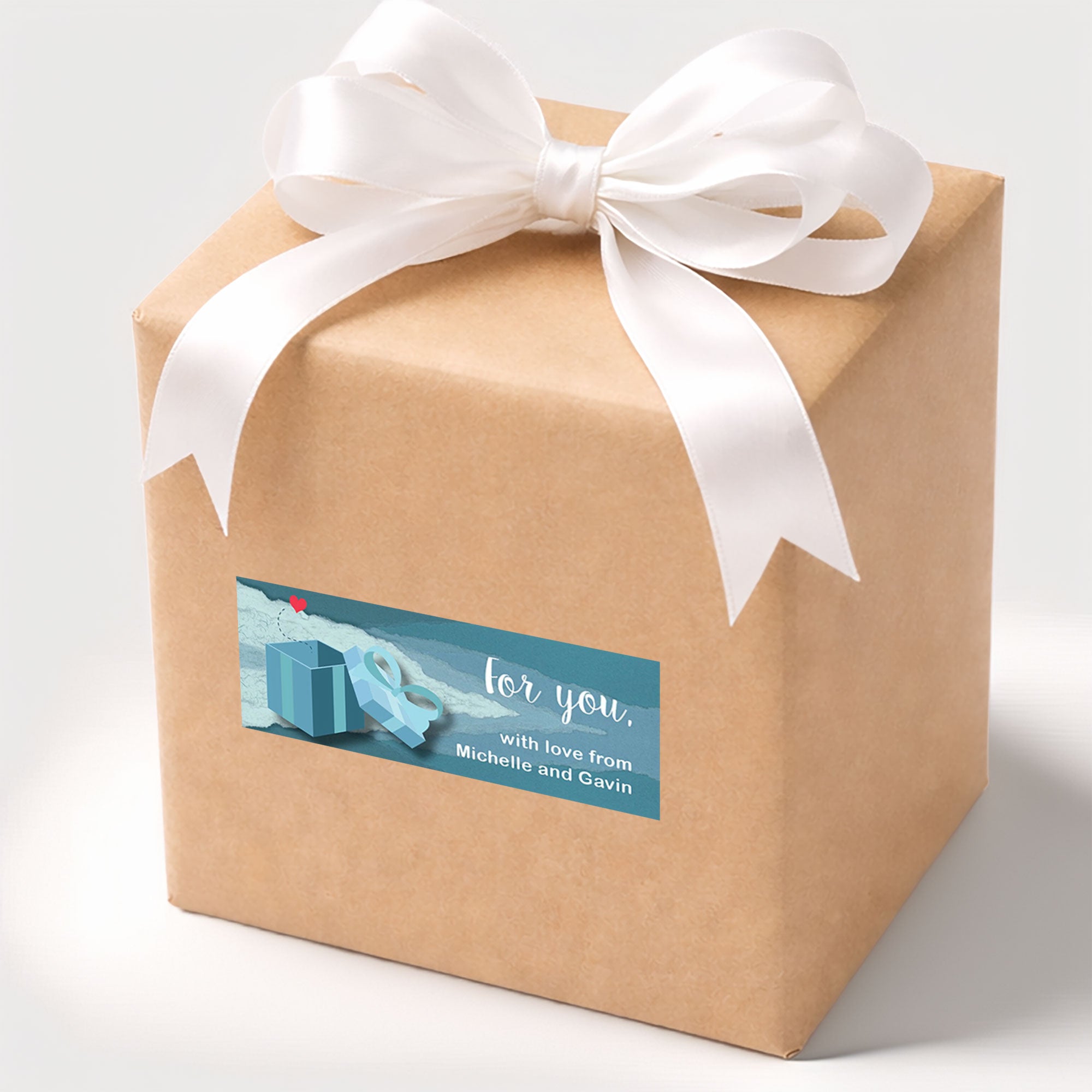 Gift Box Personalised Gift Stickers