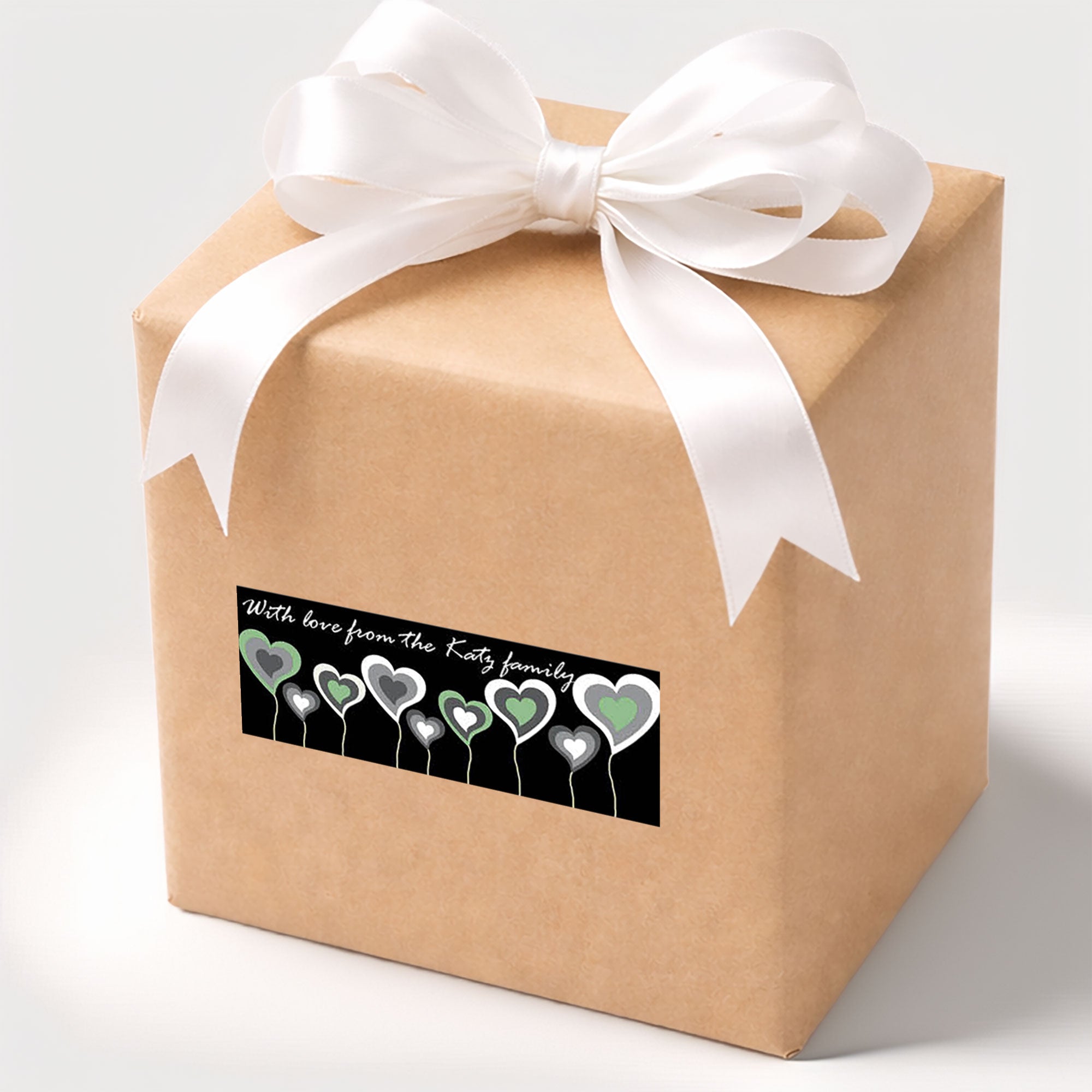 Love Balloons Personalised Gift Stickers