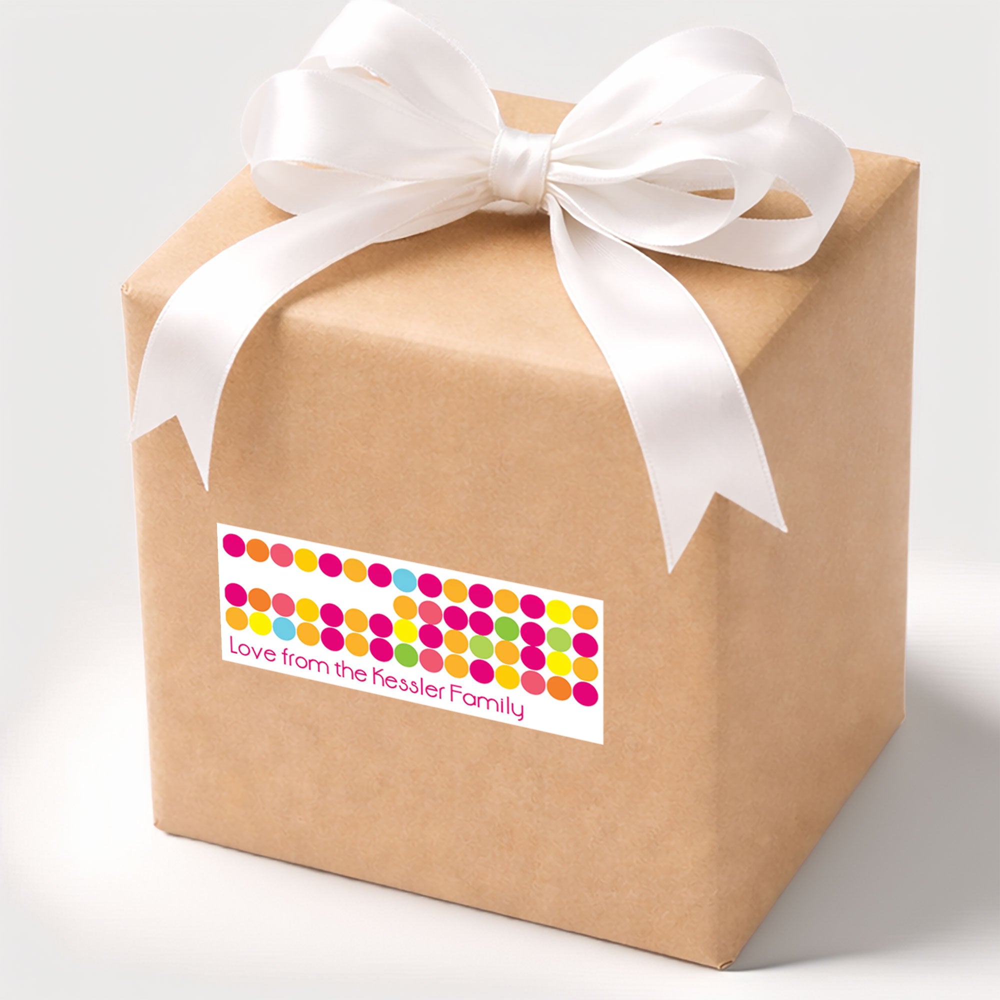 Polka Dot Fun Personalised Gift Stickers