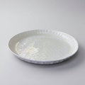 Large White Metal Platter - Print35