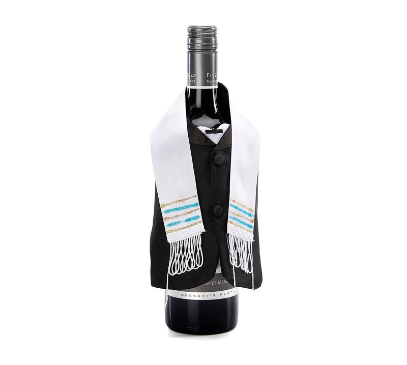 Kiddush Wine Bottle Jacket - Print35